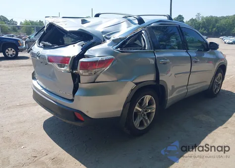 2016 Toyota Highlander Limited V6 from USA, damaged, VIN 5TDDKRFH8GS270260